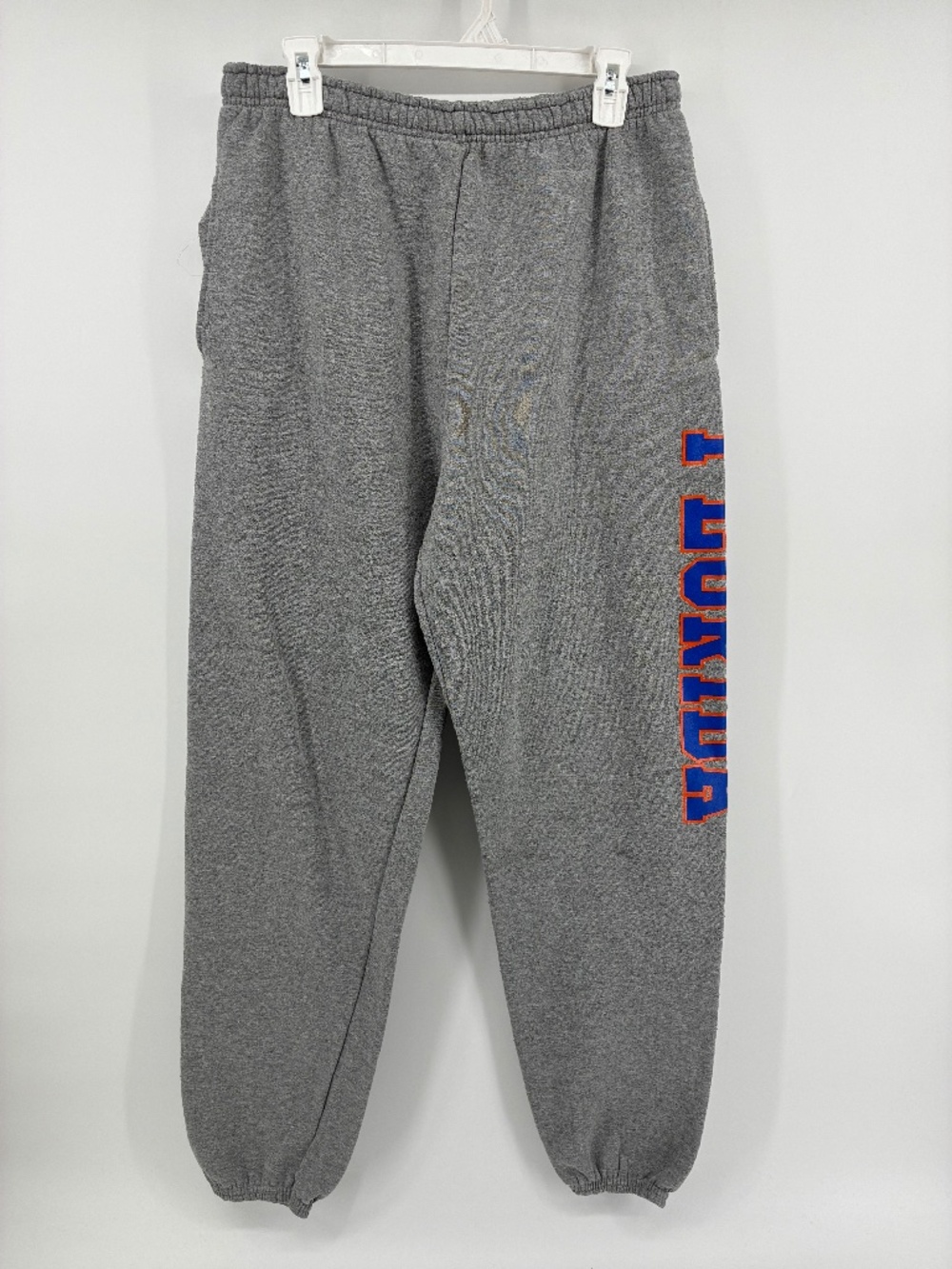 Florida Gators Russell Athletic Gray Sweatpants with Blue and Red Side Lettering